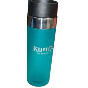 Cirque Du Soleil Water Travel Bottle Kurios Venti Premium Drinkware Push Blue